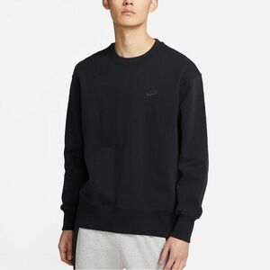 Mens Nike French Terry Crew Neck Sweatshirt Size L